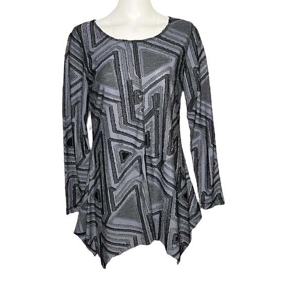 Sno Skins  Top Size Large Gray Eyelash Fringe - Picture 1 of 1